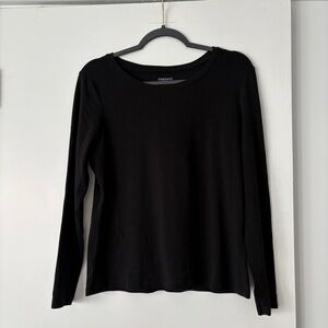 Black Long Sleeve Top